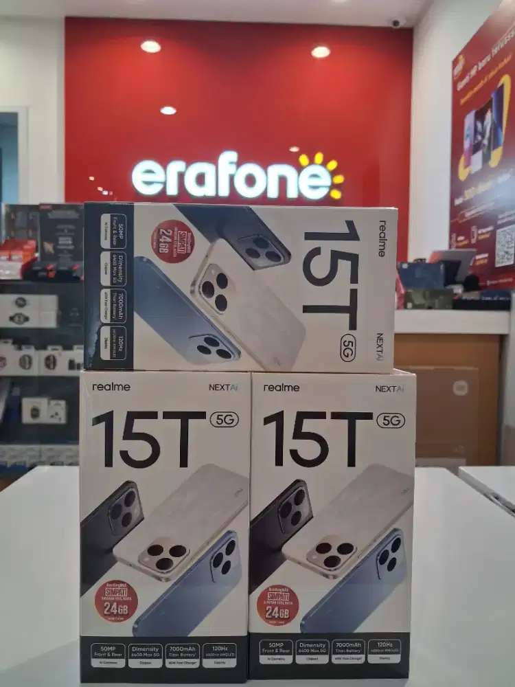 Realme 15T 5G Pre Order di Erafone
