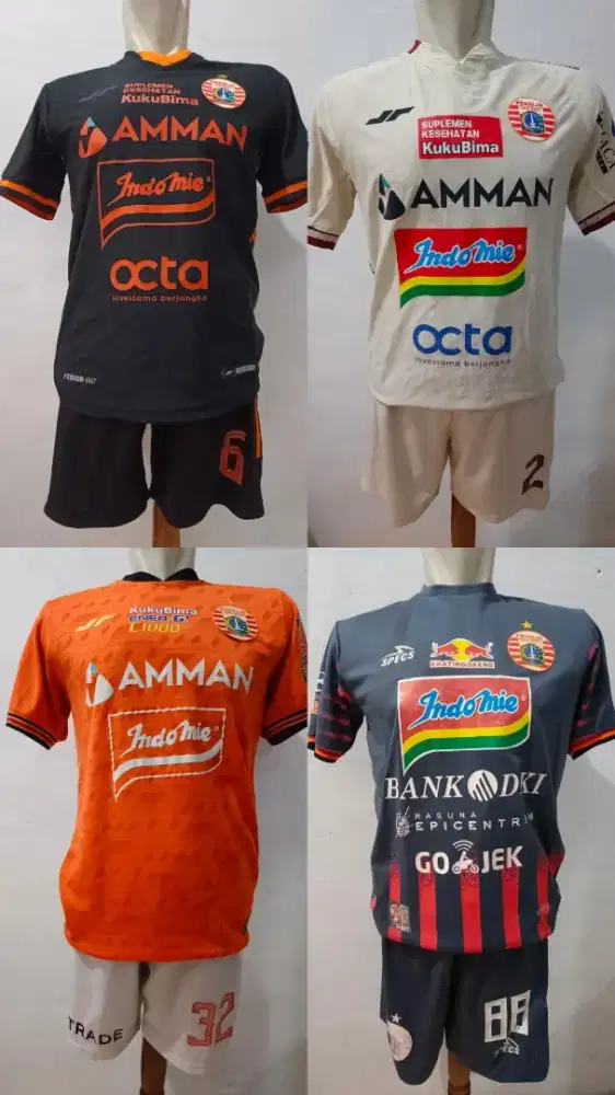 JERSEY PERSIJA ORIGINAL SATU STELL