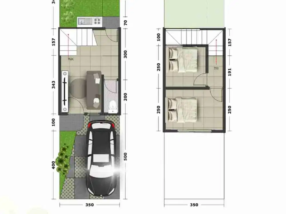 Dijual Rumah 2 Lantai area Cihanjuang dekat Pemkot Cimahi