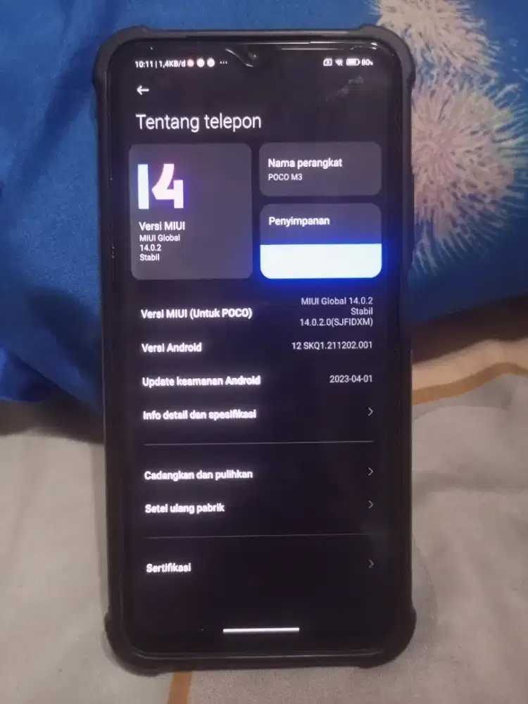 Poco M3 6/128 Minus Pemakaian