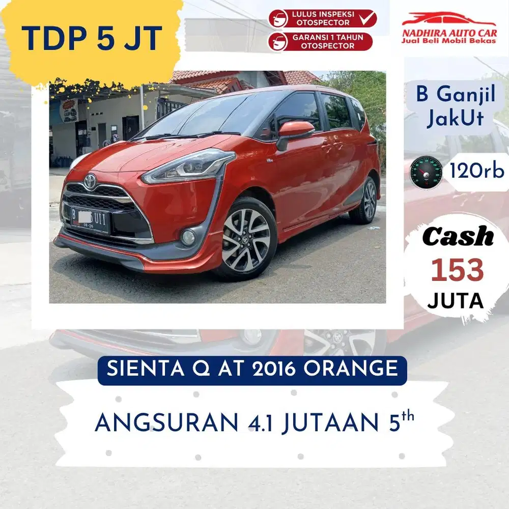 Promo TDP 5 Juta Sienta Q AT 2016 Orange