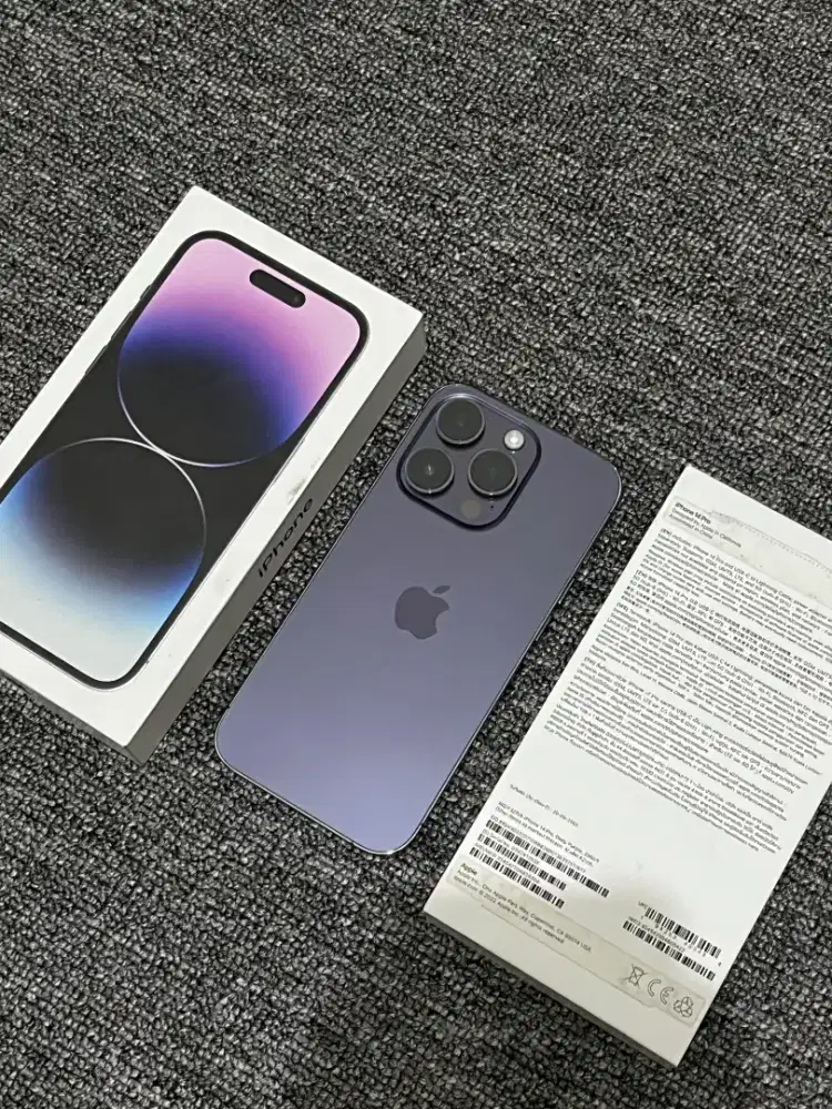 Iphone 14 pro 256gb resmi beacukai anti blokir dus original