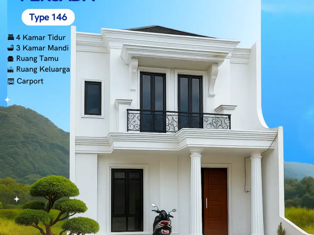 Rumah 2 Lantai Di Kedamaian Bandar Lampung