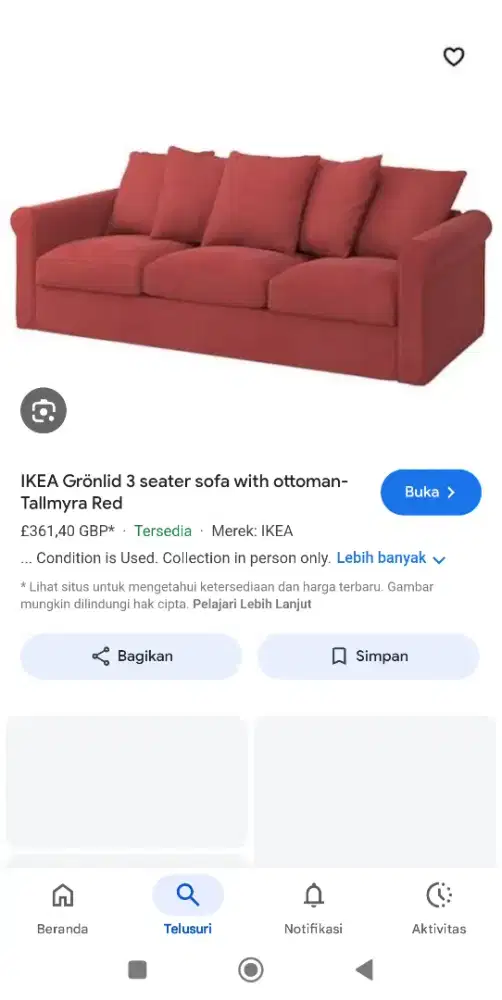 Sofa Ikea Gronlid