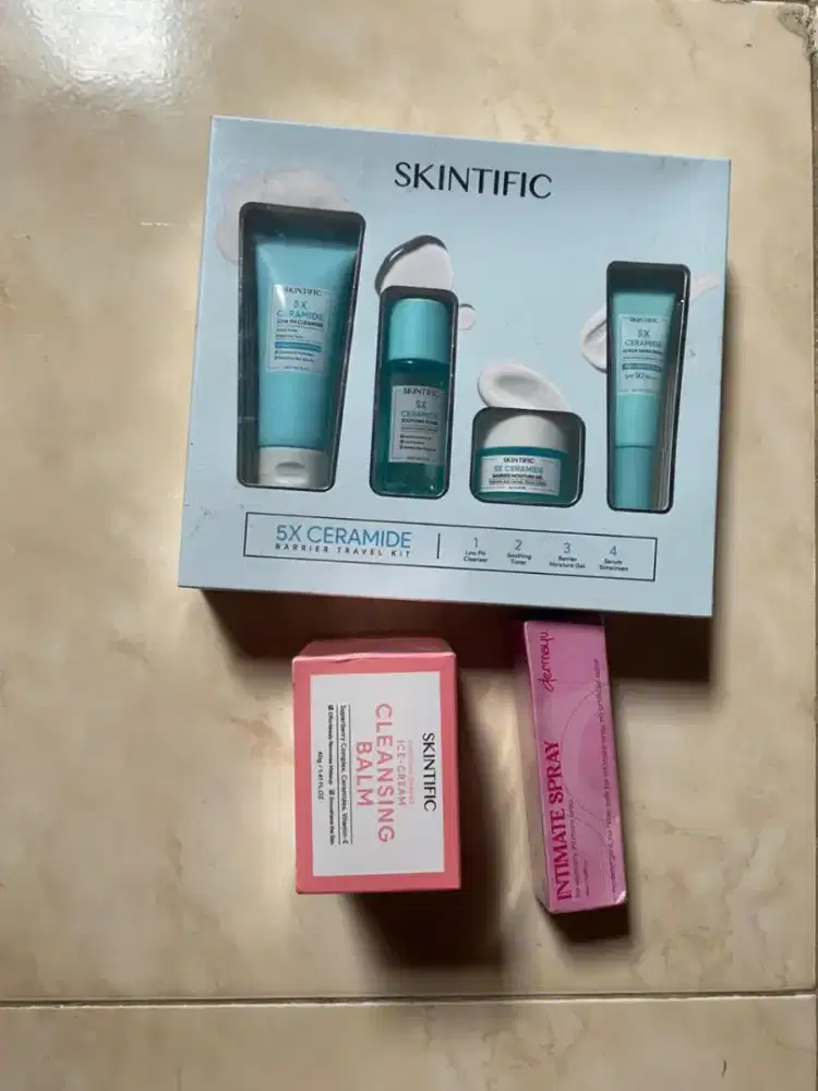 skincare baru masih segel