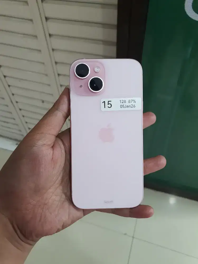 Iphone 15 128 GB Second iBox Pink Garansi ON