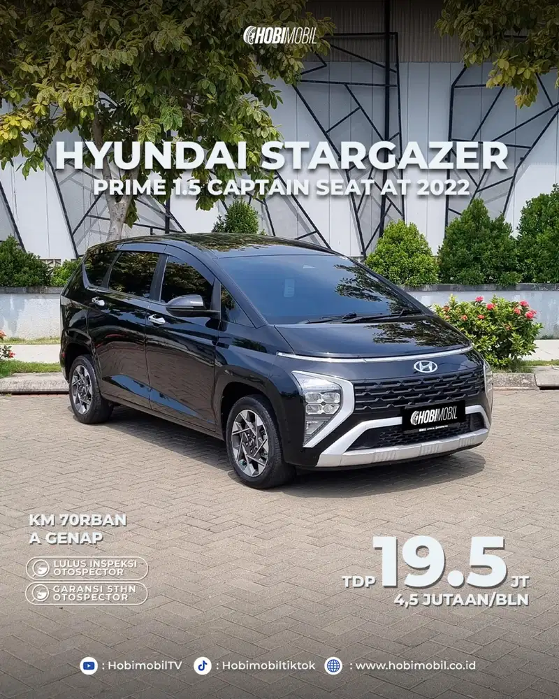 Garansi mesin 5th stargazer prime captain seat at 2022