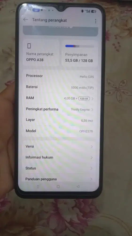 Oppo A38 Ram 4+4/128