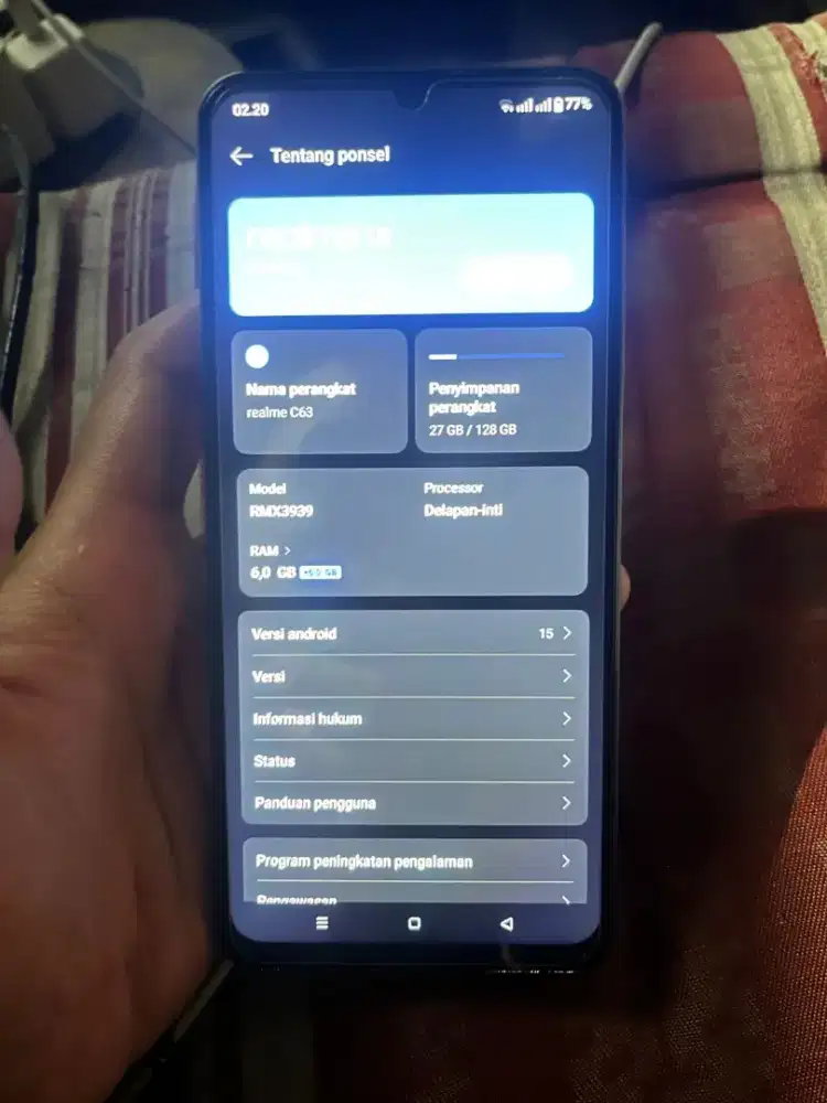 Realme c63 6+6/128 BATANGAN