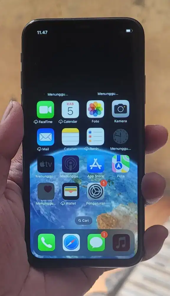 Iphone x 64gb hp charger