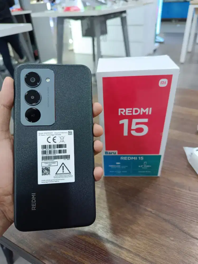 Redmi 15 Ram 16/256 Garansi resmi Xiaomi 15 bulan,bisa kredit ktp aja