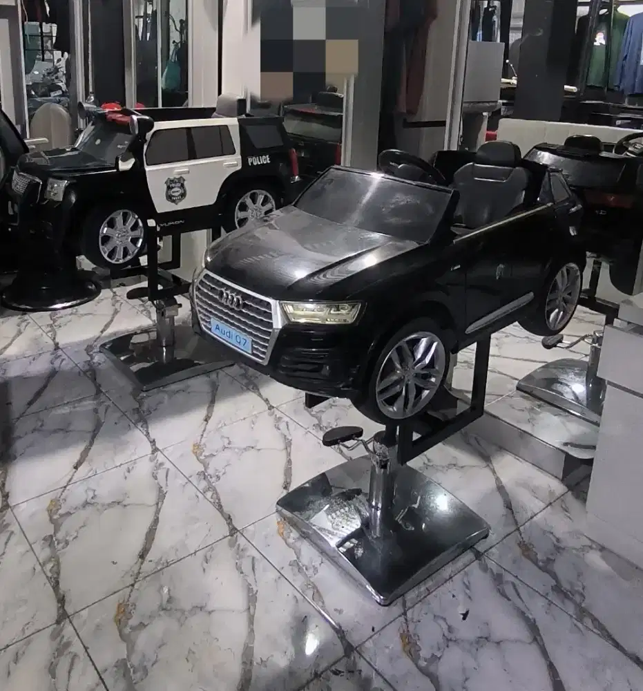 Kursi anak mobilan barbershop