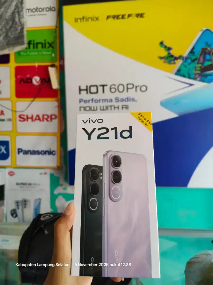New Vivo Y21d 8+8/128gb tahan banting ,tahan air ,batt 6500mAh