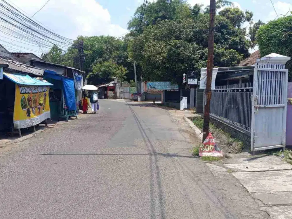 RUMAH HITUNG TANAH COCOK UNTUK USAHA STRATEGIS CIMUNCANG