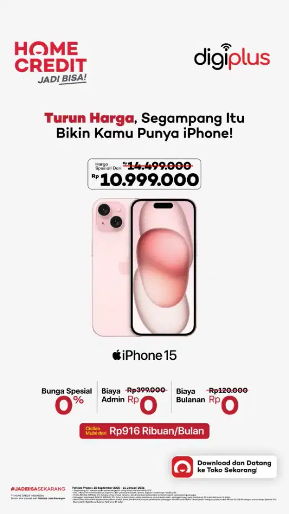 Cicilan iPhone 15 Tanpa Kartu Kredit