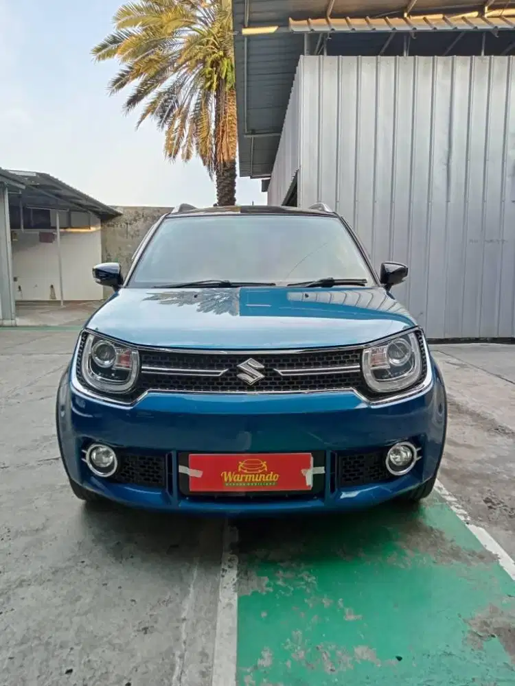 Suzuki Ignis GX AGS Matic tahun 2018 biru DP minim 10 juta Low KM