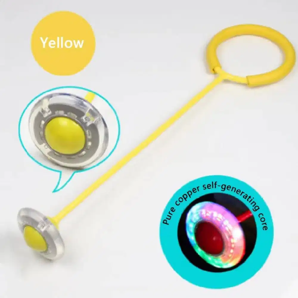 Mainan Hulahup Kaki Lampu LED Hula Hoop Jumpball Yoyo Flash Jump Led B