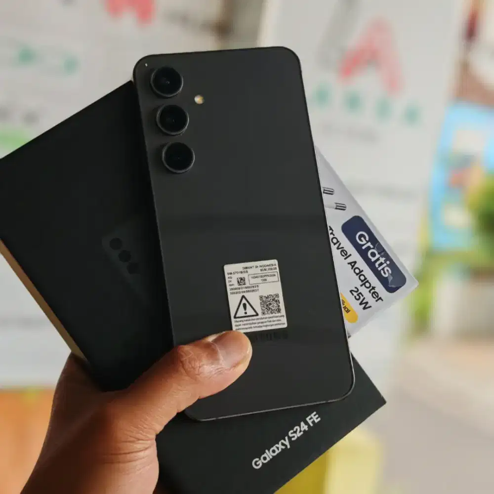 Samsung S24 FE 5G 8/256 GB + Charger 25W Like New Fullset No Minus