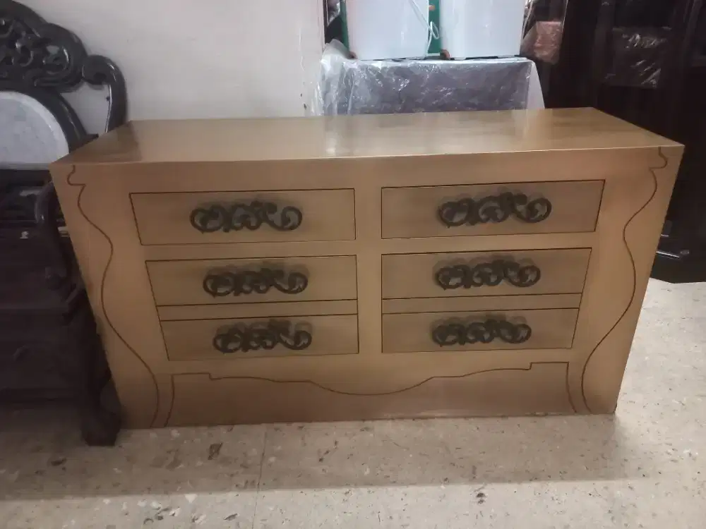 Lemari buffet 6 laci duco