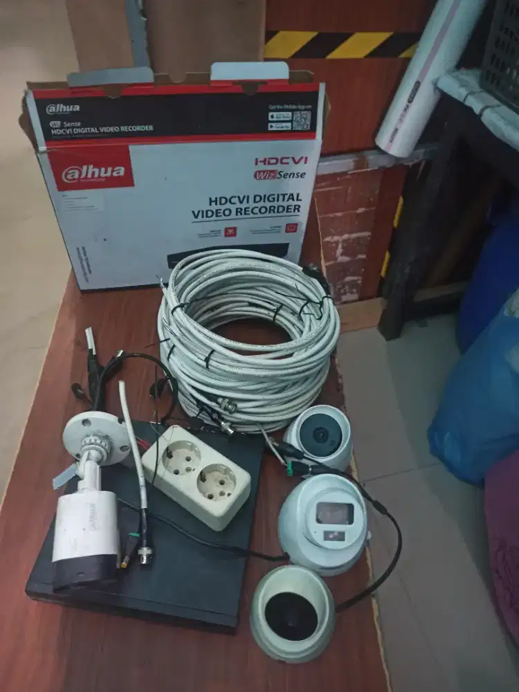CCTV DAHUA 8ch dengan 5 Bullet free