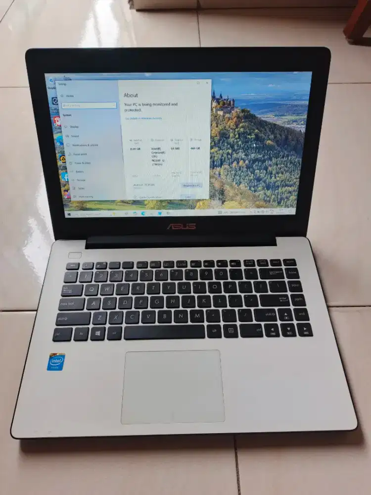 laptop asus ram 8gb windows 10 batre awet siap pake no minus (Nego)