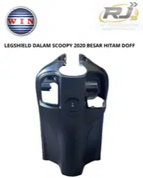 Legshield Dalam Besar Honda Scoopy HITAM DOFF (2020-2024) Merk Win