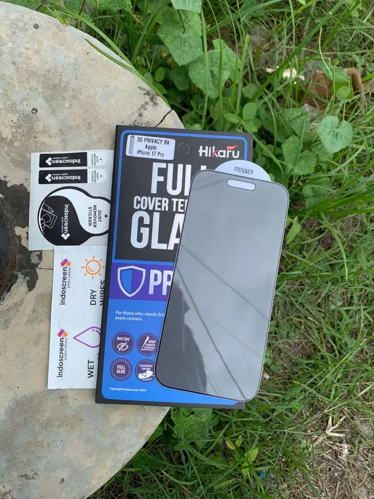 Hikaru Tempered Glass 3D Privacy iPhone 17 Pro