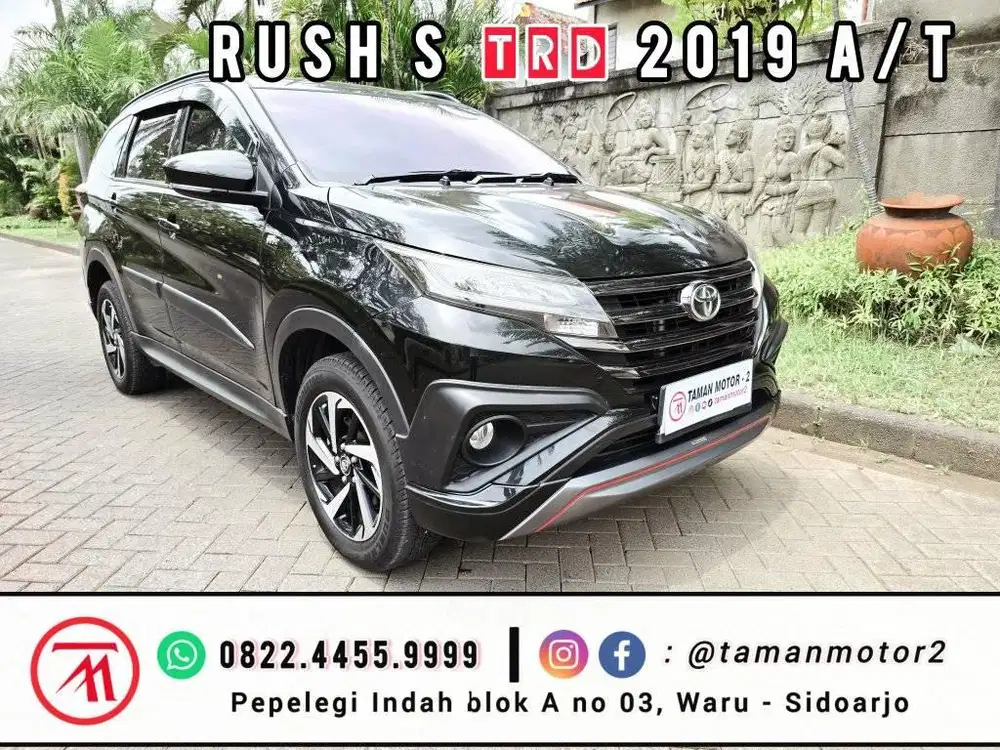 [ KM 57rb ]  Rush S TRD 2019 AT ISTIMEWA