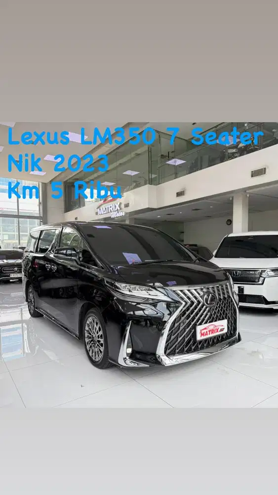 Lexus LM350 7 Seater Nik 2023 Black on black Siap pakai
