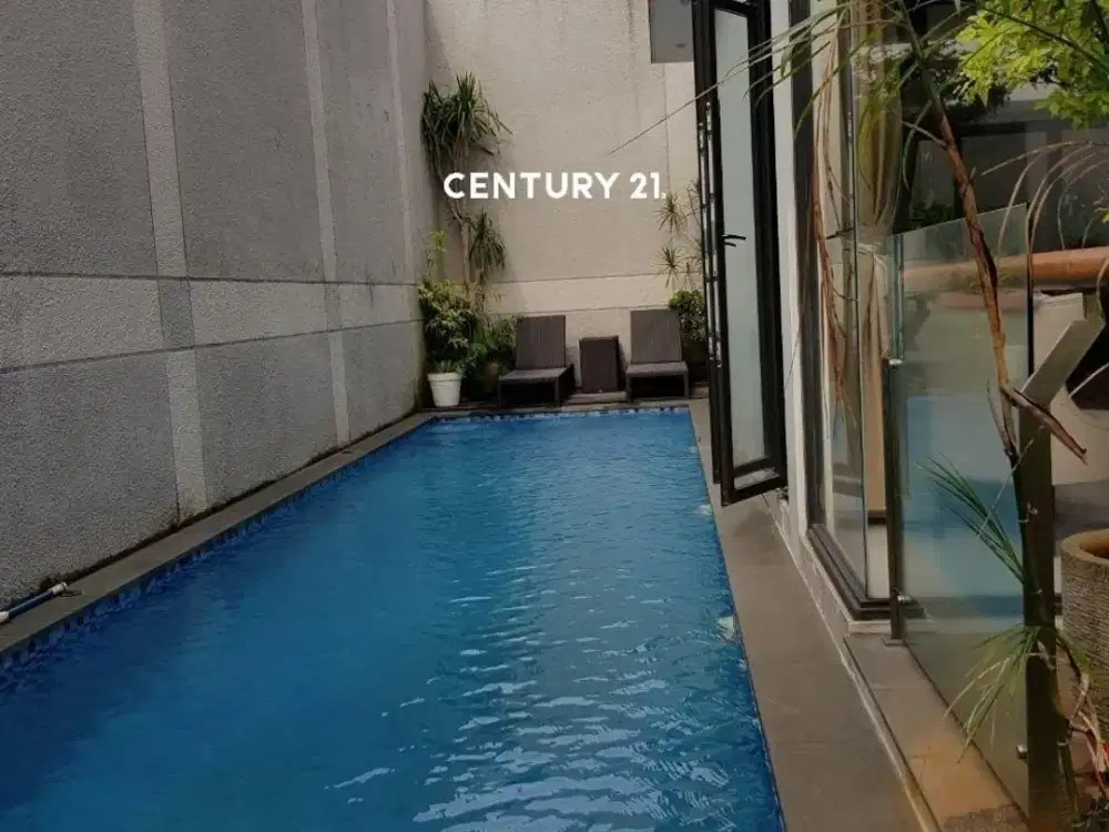 Dijual Rumah Minimalis Modern Ada Kolam Renang Dibukit Mas Rempoa