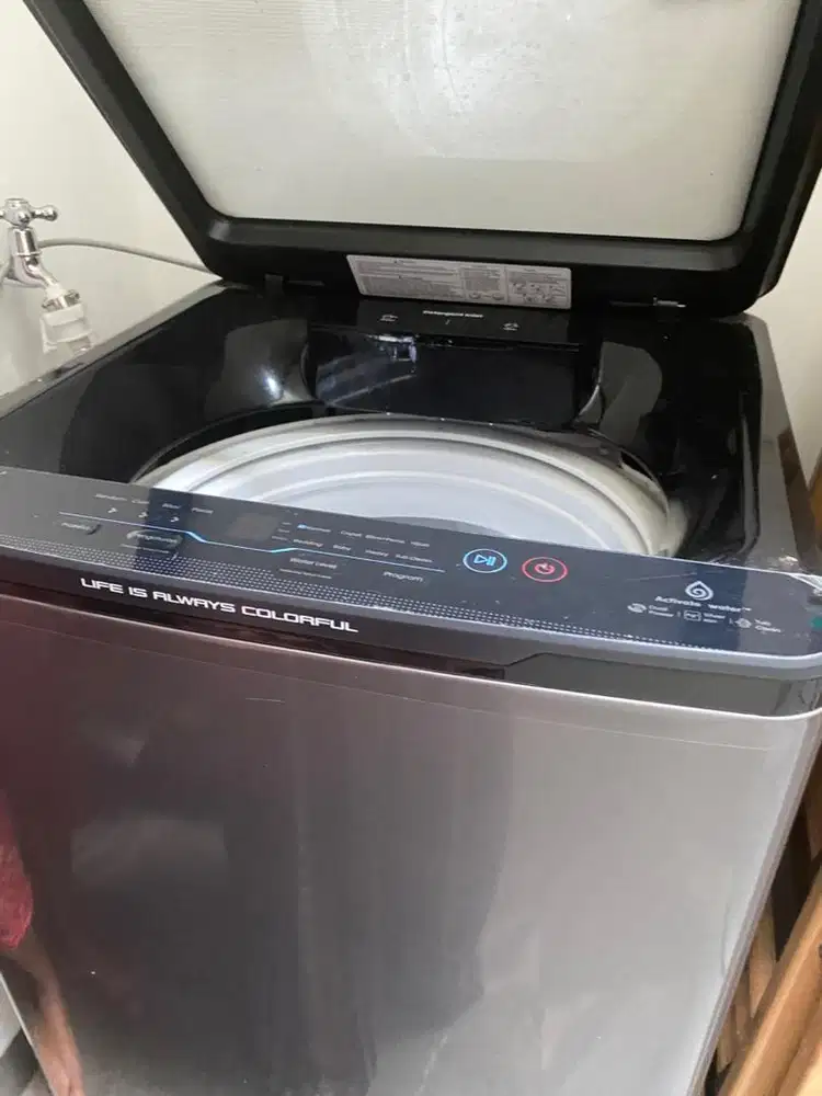 Mesin cuci hisense baru beli jarang pakai