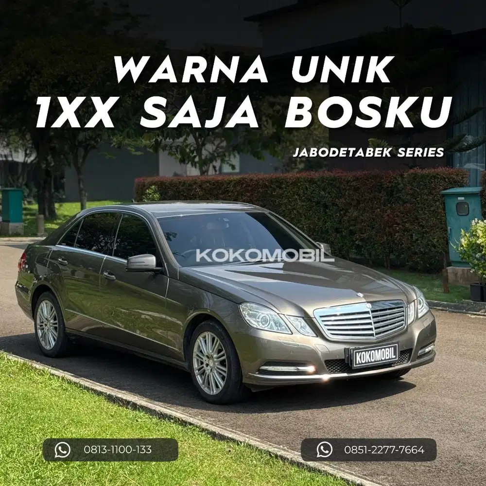 MERCEDES BENZ E300 ELEGANCE 2011