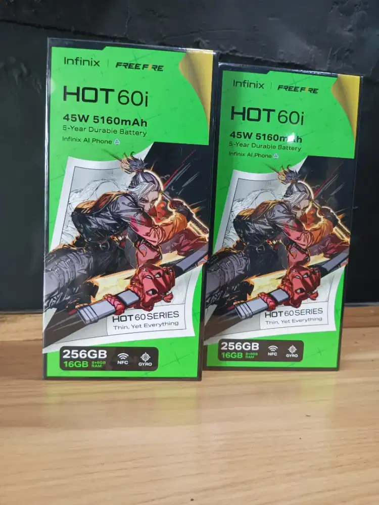 Infinix Hot 60i 8/256 NFC 45watt gyroscope New
