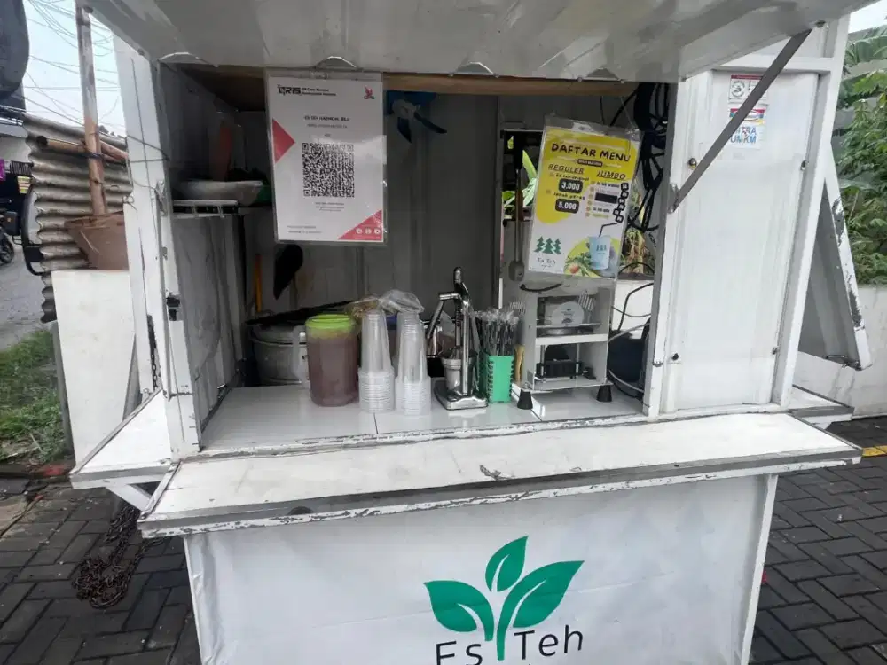 Booth Kontainer Es Teh