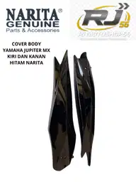 COVER BODY YAMAHA JUPITER MX KIRI DAN KANAN HITAM NARI