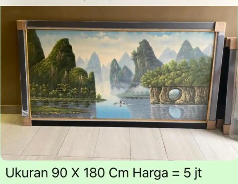 Lukisan Kampas From Hongkong 6 buah