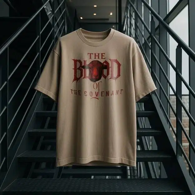 Kaos Kristen Oversize The Blood of The Covenant