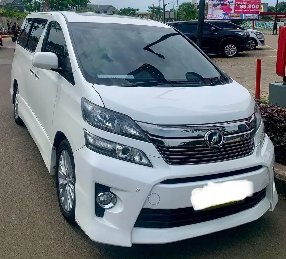 Vellfire 2014 Jual Cepat Pribadi