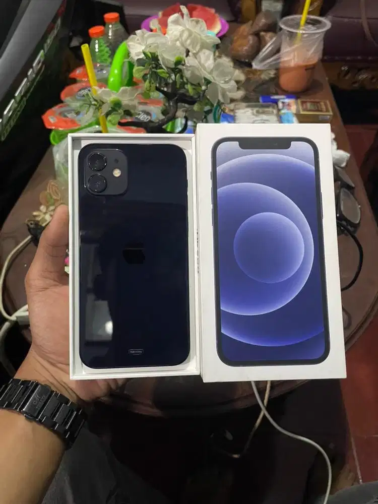 Iphone 12 128 like new resmi ibox