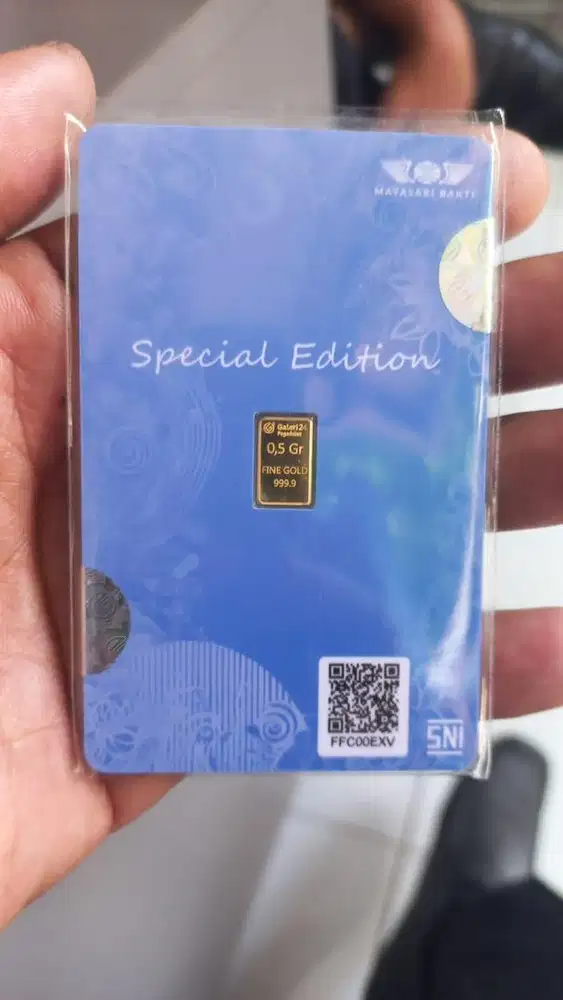 Logam Mulia Emas Galeri24 0.5 gr not Antam