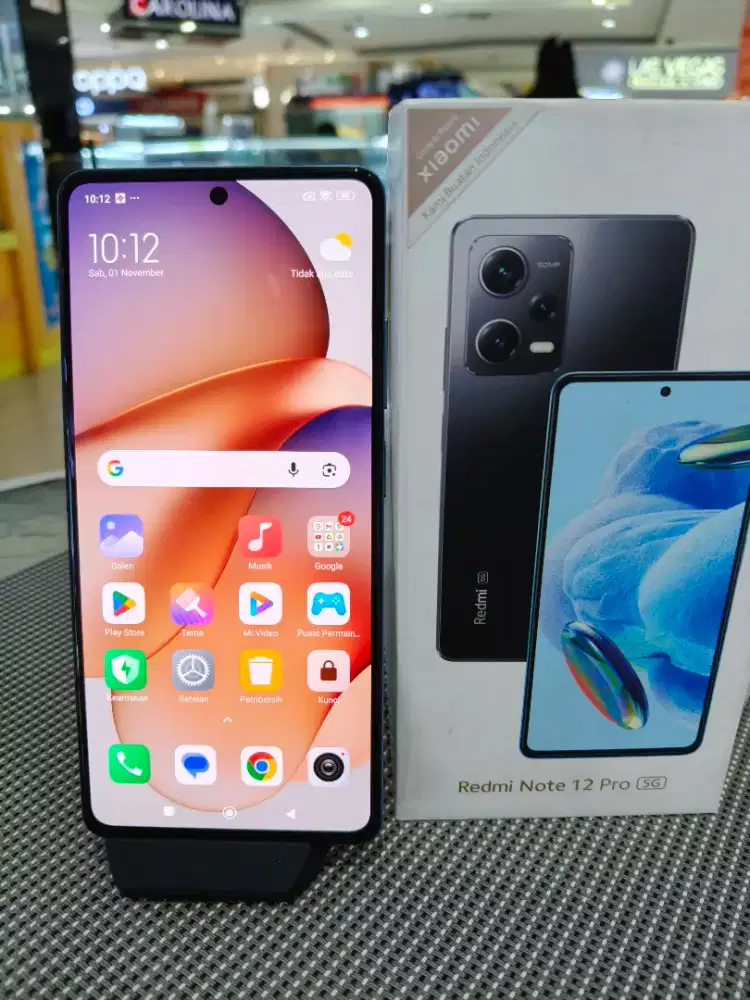 Redmi Note 12 Pro 5G 8/256 Fullset Original Siap Pakai