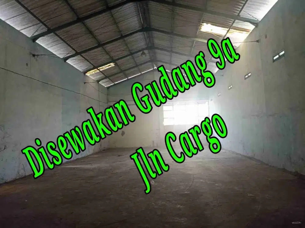 Disewakan Gudang 9a di area Jln Cargo Denpasar Barat Bali