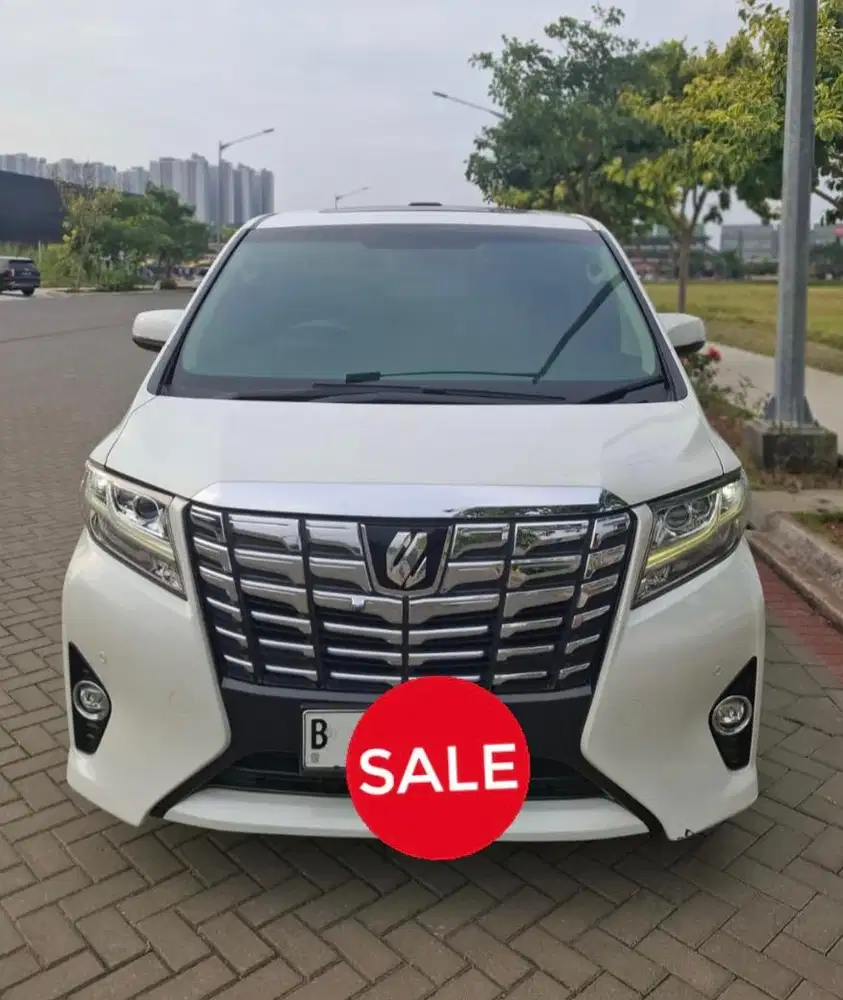 Jual cepat! Alphard G AT 2.5 2015 Putih! TDP rendah/cicilan murah!