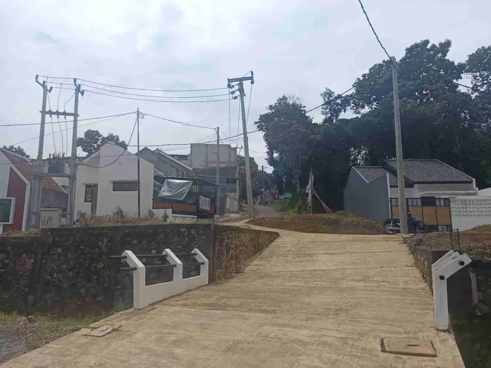 Tanah kavling akses mobil. lingkungan asri sejuk