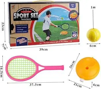 MAINAN SET KETANGKASAN ANAK TENNIS SET/LATIHAN PEMUKUL BOLA
