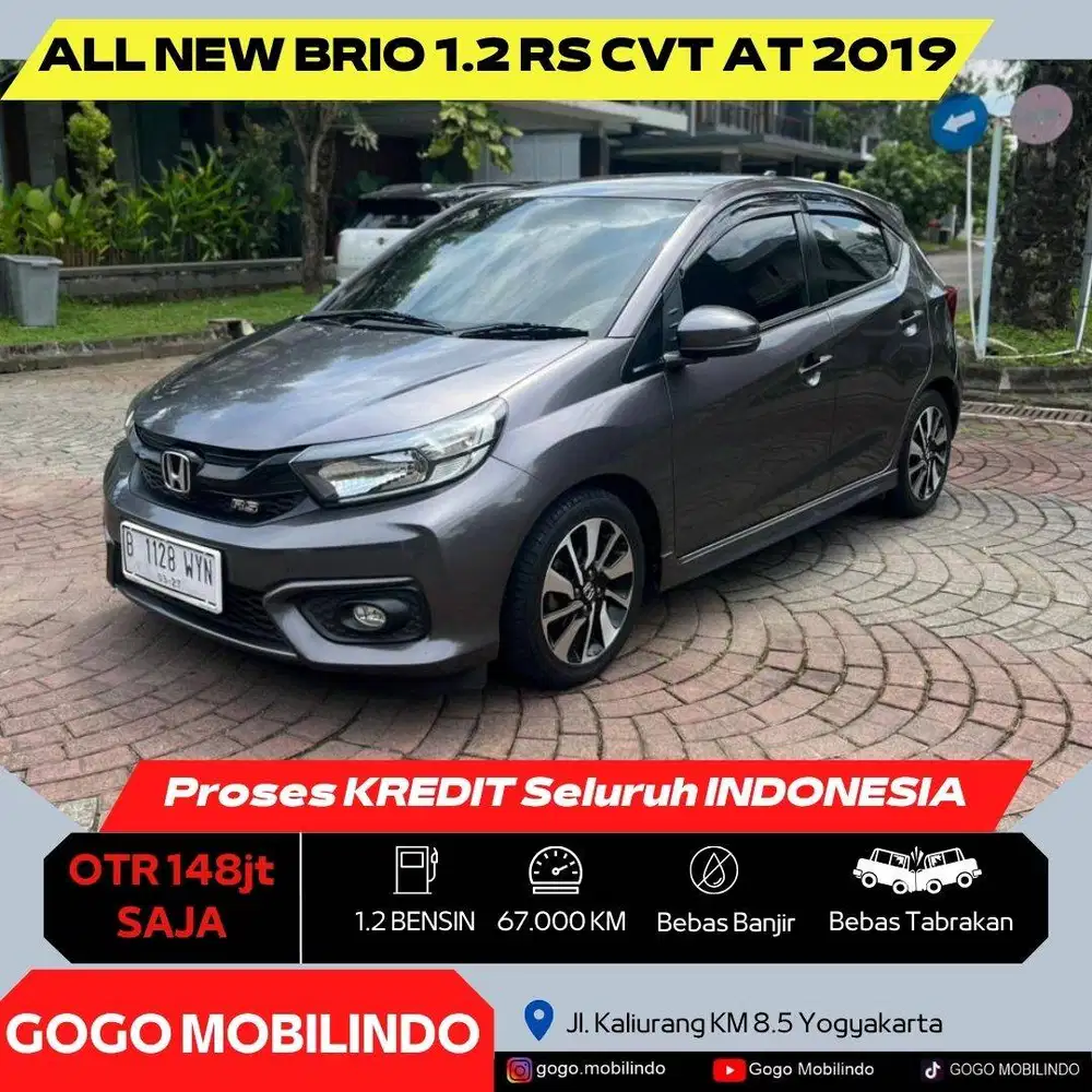 [Dp10jt] All New Brio RS CVT Matic 2019 ISTIMEWA Kredit Murah