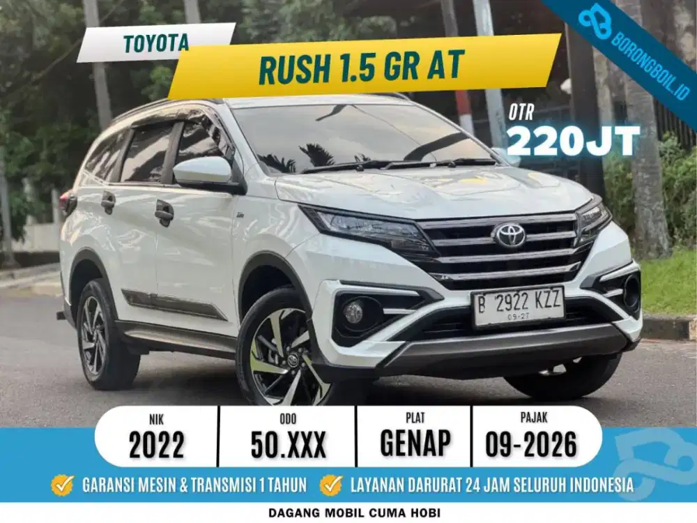 Rush 1.5 GR AT 2022 Putih Metalik