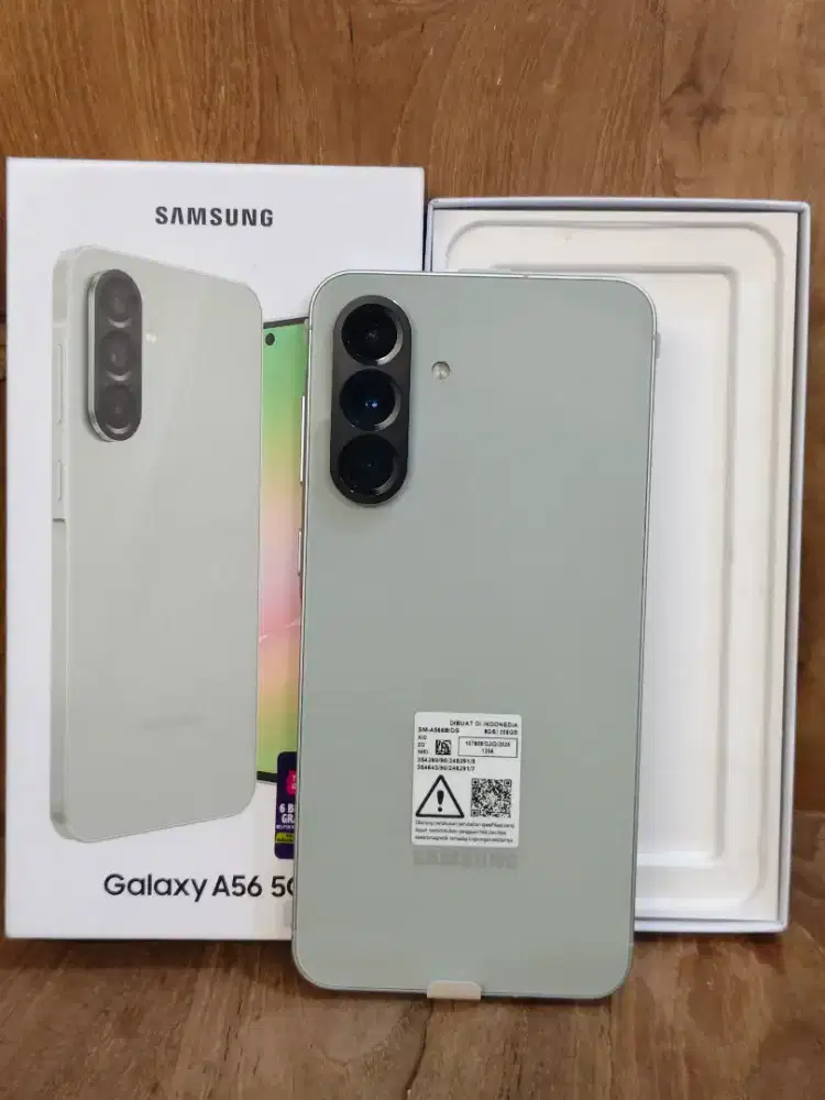 Samsung A56 5g 8/256 second juni 2026 ada NOTA beli