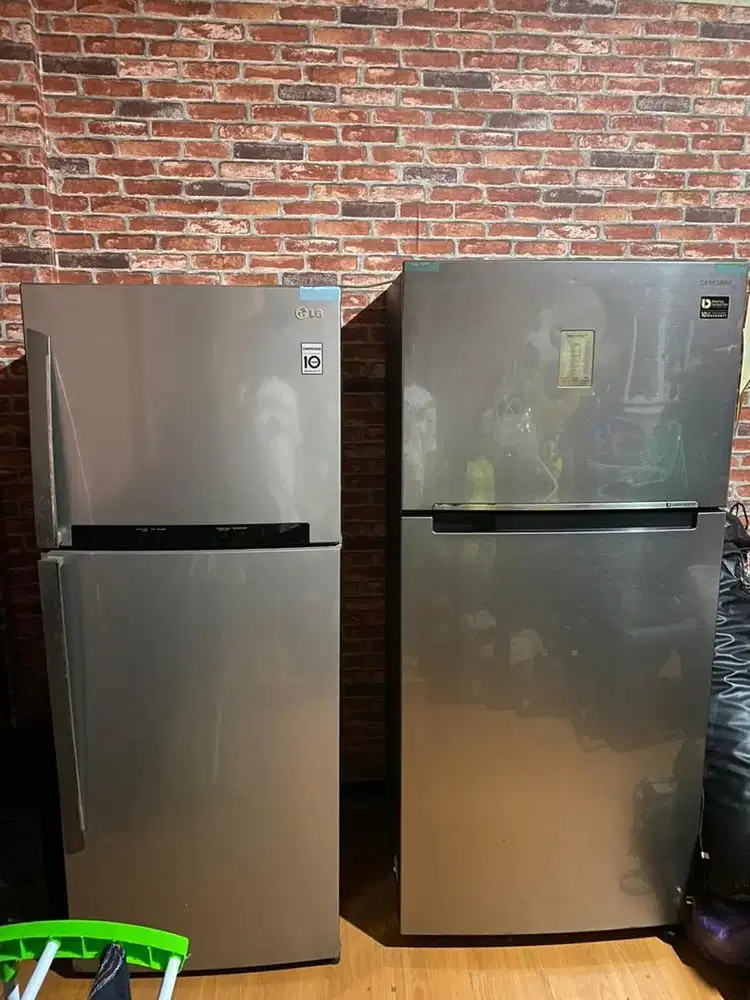 Kulkas merk LG dan samsung