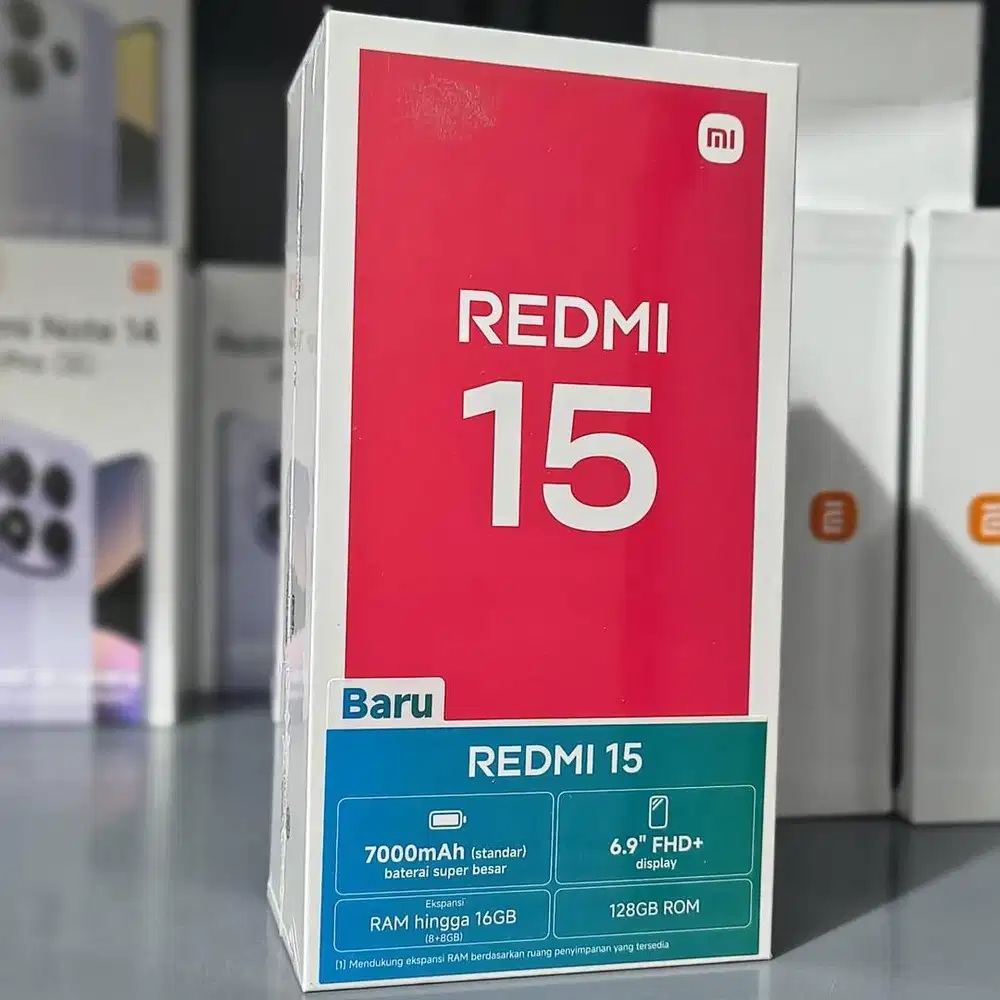 PROMO NEW REDMI 15 GARANSI XIAOMI INDONESIA!! BISA KREDIT TANPA DP!!